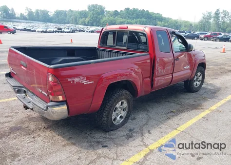 2005 Toyota Tacoma Base V6 из США, поврежденный, VIN 5TEUU42N85Z097932